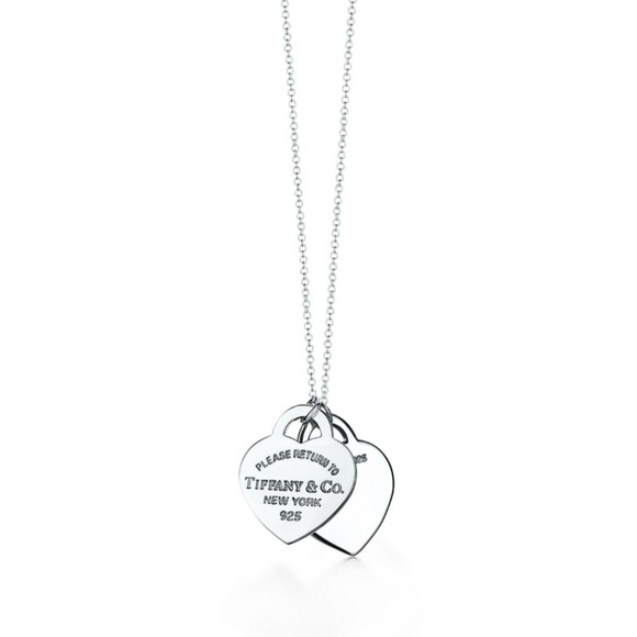 Tiffany & Co RTT discontinued bigger double hearts pendant. - Picture 3 of 7